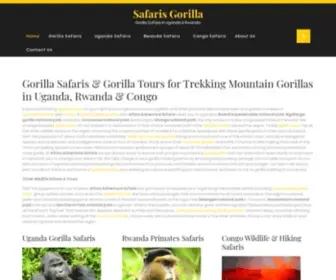Safarisgorilla.com(Gorilla Safaris Tours in Uganda and Rwanda) Screenshot