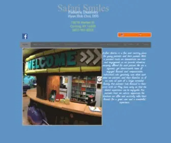 Safarismilescorning.com(Safari Smiles Pediatric Dentistry) Screenshot