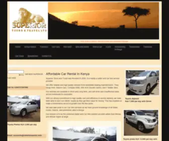 Safarissuperior.com(Car Hire in Kenya) Screenshot