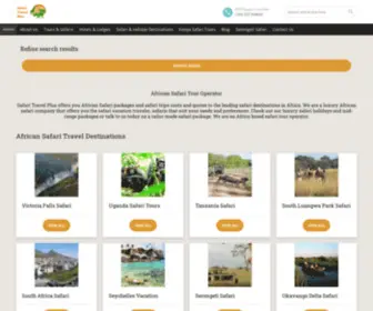 Safaritravelplus.com(Luxury Safari Company) Screenshot
