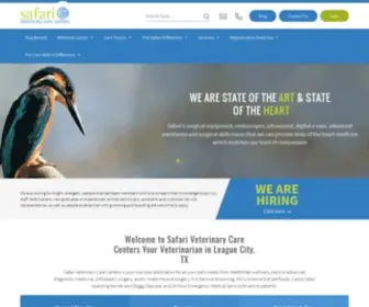 Safarivet.com(Veterinarians in League City) Screenshot