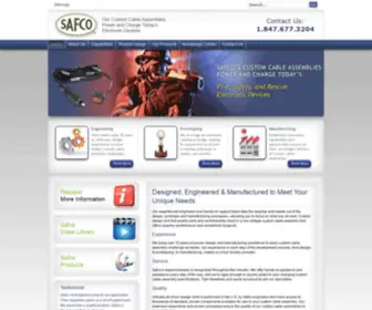 Safco1.com(Custom Cable Assembly) Screenshot