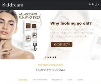 Safdream.com(Create an Ecommerce Website and Sell Online) Screenshot