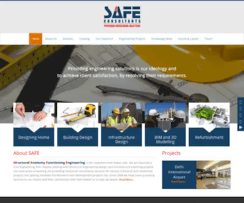 Safe-Cons.com(SAFE CONSULTANTS) Screenshot