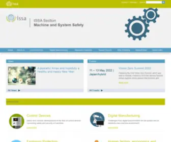 Safe-Machines-AT-Work.org(The ISSA Section for the Prevention of Occupational Risks in Machine and System Safety) Screenshot