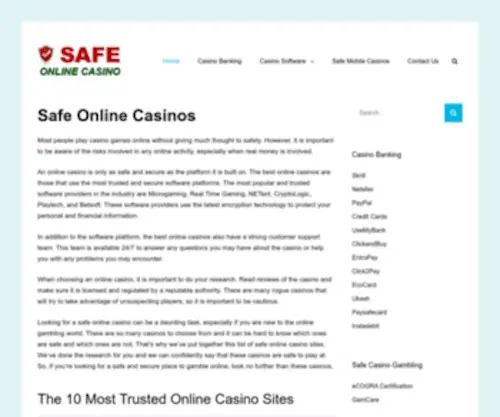 Safe-Online-Casino.net Screenshot