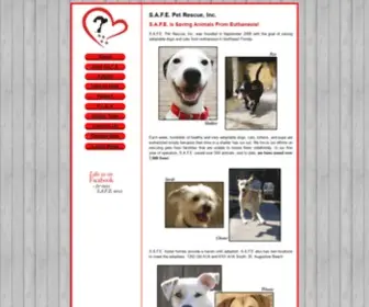 Safe-PET-Rescue-FL.com(S.A.F.E) Screenshot