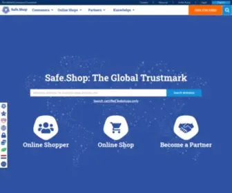 Safe.shop(The Global Ecommerce Trust Seal) Screenshot
