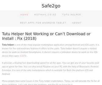 Safe2GO.co.nz(Safe2go) Screenshot