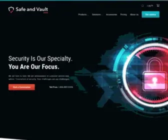 Safeandvault.com(Safes, Vault Doors, GSA Certified Containers, Depository Drop Boxes, Class 5 Modular Vaults and Security for Fire and Burglary including Bank Teller Windows, Pneumatic Air Tube Systems and Data Security in Lafayette, Indiana) Screenshot