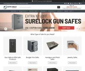 Safeandvaultstore.com(Gun Safe) Screenshot