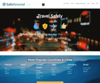 Safearound.com(Travel Safe) Screenshot