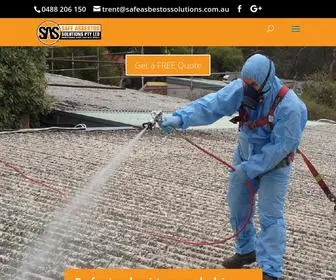 Safeasbestossolutions.com.au(Asbestos Removal) Screenshot