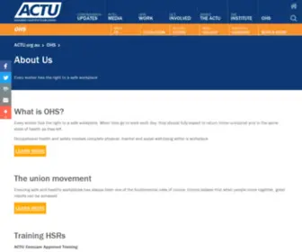 Safeatwork.org.au(Safe at work) Screenshot