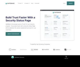 Safebase.co(Trust Platform to Speed Up Security Reviews) Screenshot