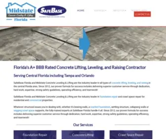 Safebaseflorida.com(Local Foundation Repair & Concrete Leveling in Tampa and Orlando) Screenshot