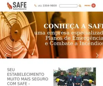 Safebombeirocivil.com.br(Bombeiro Profissional Civil em Curitiba) Screenshot