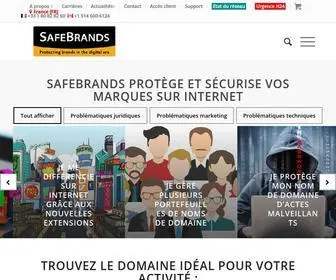 Safebrands.fr(Noms de domaine TMCH Hébergement Certificats SSL) Screenshot