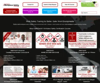 Safecheck1.com(Work Safety Training) Screenshot