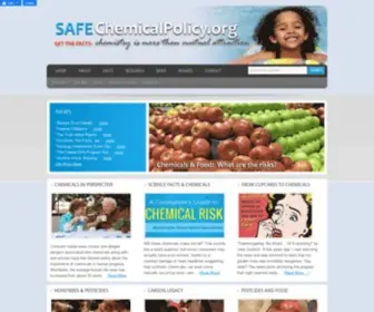 Safechemicalpolicy.org(Safer Living with Chemicals) Screenshot