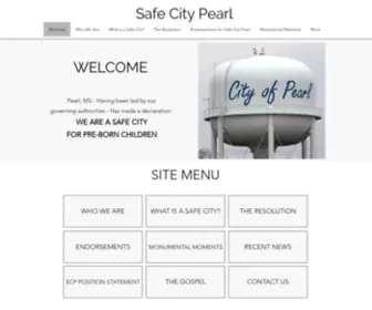 Safecitypearl.com(Safe City Pearl) Screenshot