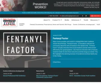 Safecoalition.org(To live in a Safe and healthy community by eliminating drug use) Screenshot
