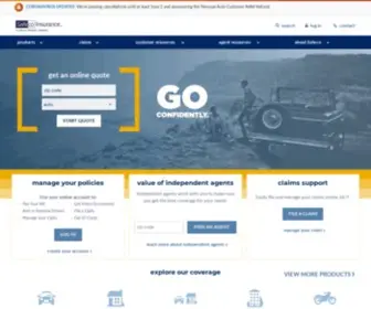 Safeco.com(Safeco Auto Insurance) Screenshot