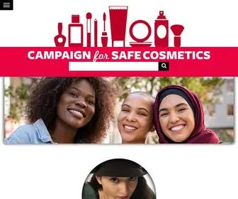 Safecosmetics.org(Campaign for Safe Cosmetics) Screenshot