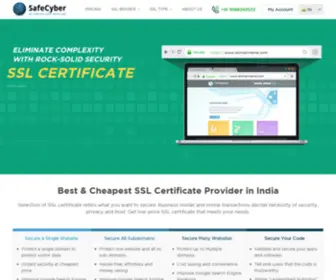 Safecyberssl.in(Buy Lowest Price SSL Certificate) Screenshot