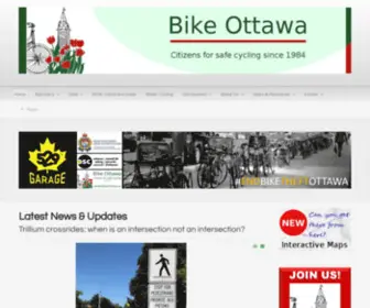 Safecycling.ca(Advocacy and Events in Canada's Capital Region) Screenshot