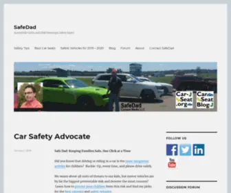 Safedad.com(Automobile Safety and Child Passenger Safety Expert) Screenshot