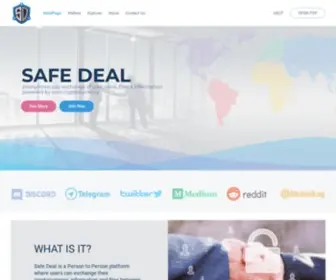 Safedeal.trade(SAFE DEAL) Screenshot