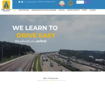 Safedriveontario.com(Driving School) Screenshot