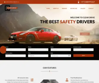 Safedriverdubai.me(Clear Drive) Screenshot