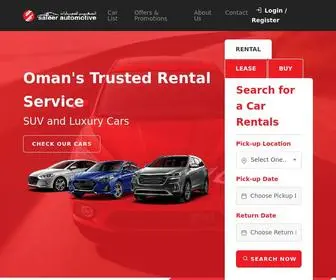 Safeerautomotive.com(Best and Cheap Car Rental Service Provider) Screenshot