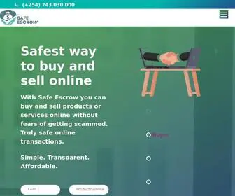 Safeescrow.co.ke(Safe Escrow) Screenshot