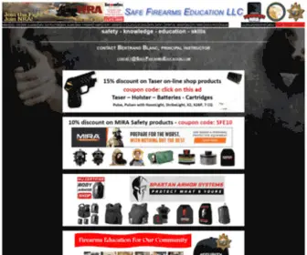 Safefirearmseducation.com(Safe Firearms Education) Screenshot