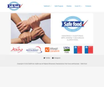 Safefood.cl(Auditorías en Higiene Alimentaria) Screenshot