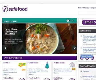 Safefood.eu(Food safety & healthy eating on the Island of Ireland) Screenshot