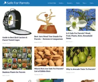 Safeforparrots.com(Safe For Parrots) Screenshot