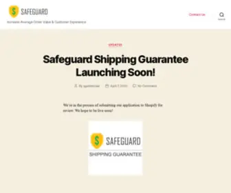 Safeguardapp.co(Increase Average Order Value & Customer Experience) Screenshot