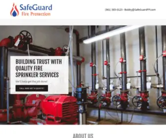 Safeguardfp.com(SafeGuard Fire Protection) Screenshot