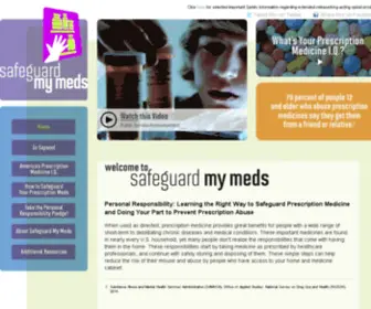 Safeguardmymeds.org(Safeguard My Meds) Screenshot