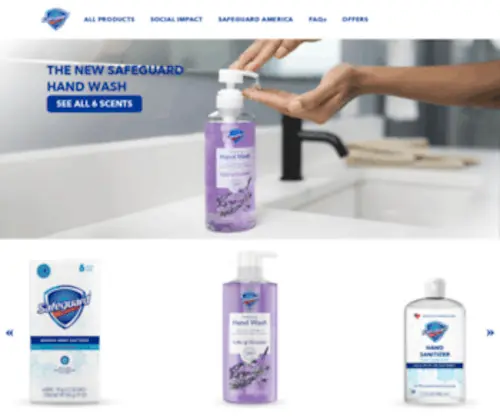 Safeguardna.com(Disinfectant Soaps and Products) Screenshot