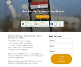 Safeguardsecuritycameras.com(Security Camera Installation) Screenshot