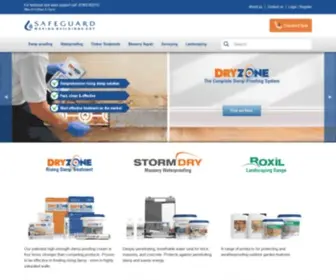 Safeguardstore.co.uk(Buy Damp Proofing Products @ Safeguard Europe) Screenshot