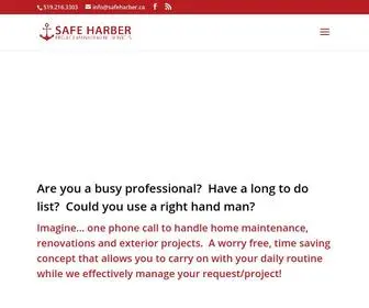 Safeharberprojectmanagement.ca(Safe Harber) Screenshot