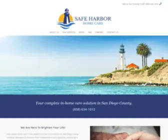 Safeharborhc.com(Senior Home Care) Screenshot