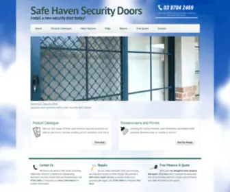 Safehavensecuritydoors.com.au(Security doors) Screenshot