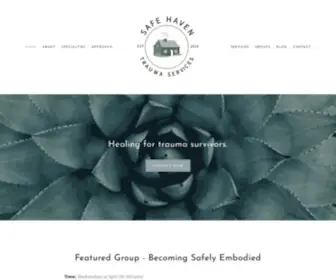 Safehaventherapy.com(Safe Haven) Screenshot